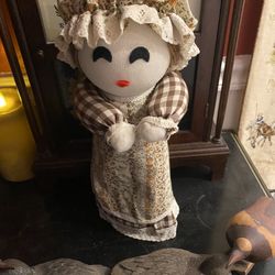 Primitive Country Americana Girl Doll