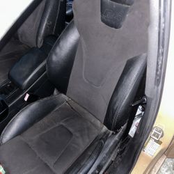 2009-2016 Audi S4 OEM Black Alcantara Sport Interior Seats 
