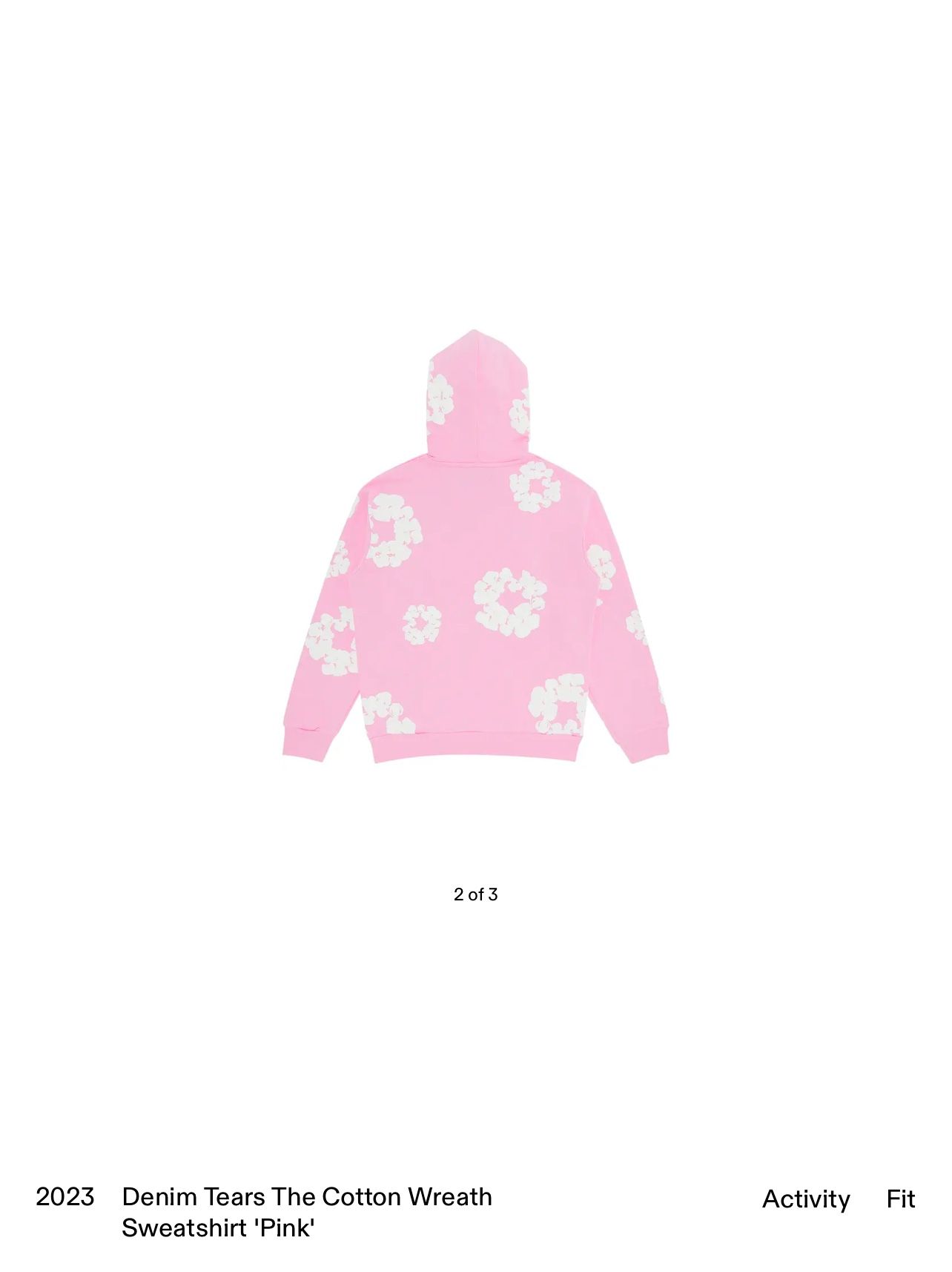 Pink Denim Tears Hoodie