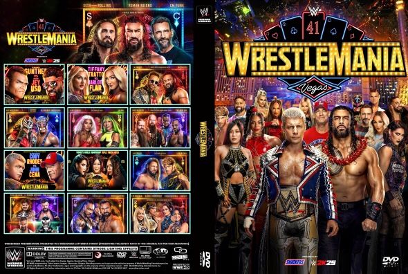 Wwe Wrestlemania 41 With Countdown W/dvd Case
