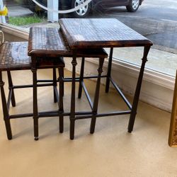 Set Of Three Nesting Tables