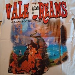 Valley (Vale)Dreams Exclusive All Dogs Go To Heaven Shirt) Sz Medium)
