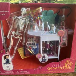 New OG schoolroom science lab for 18 in dolls