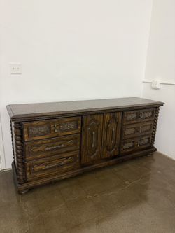 Gorgeous Spanish Style Ornate Dresser/Credenza