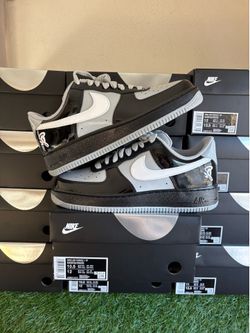 Nike Air Force 1 Low Syna Central Cee Black White Smoke Grey