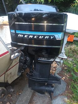 170 hp mercury, complete with controls