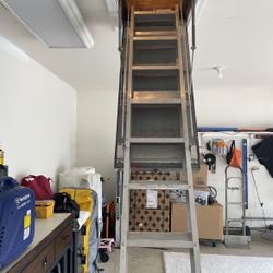 Heavy Duty Garage  Pull Down Attic Stairs