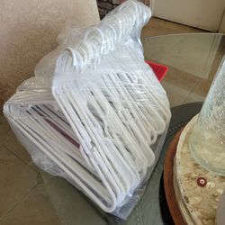 50 Adult size plastic hangers