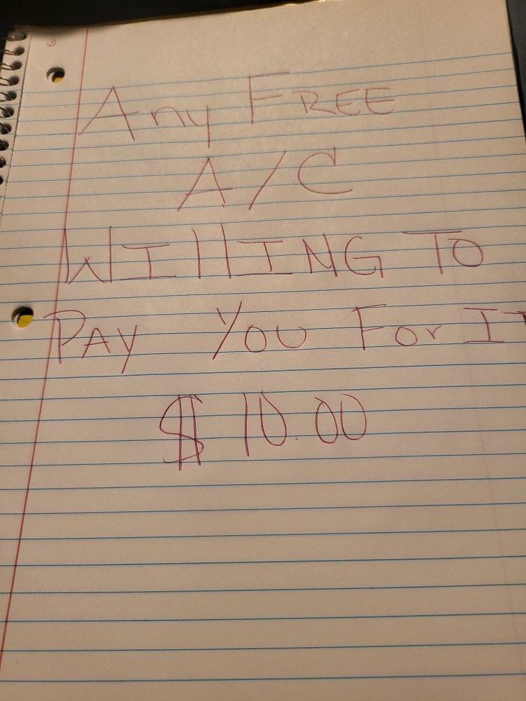 Any Free A.c Let Me Know