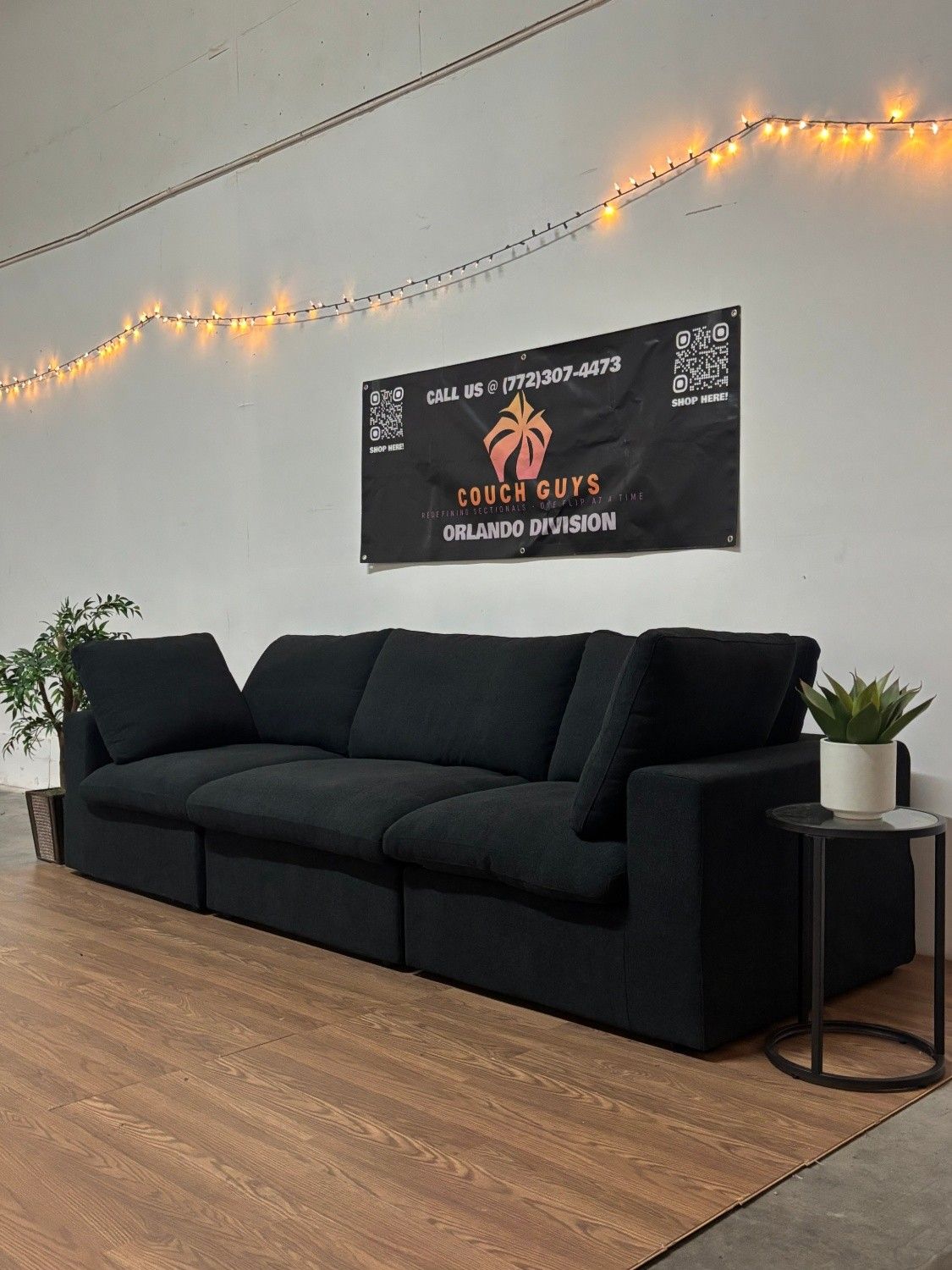 Brand New Black GH2 Cloud Couch Sectional, Delivery Available!