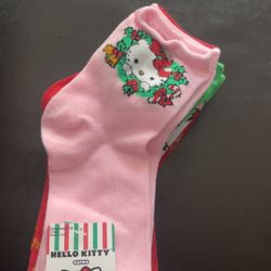 Hello Kitty Christmas Socks 