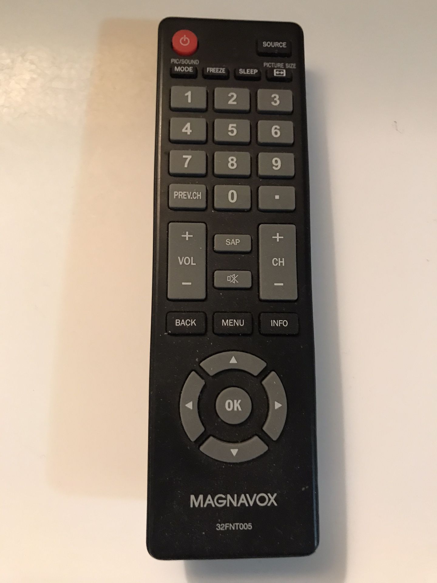 Magnavox lcd led tv remote control