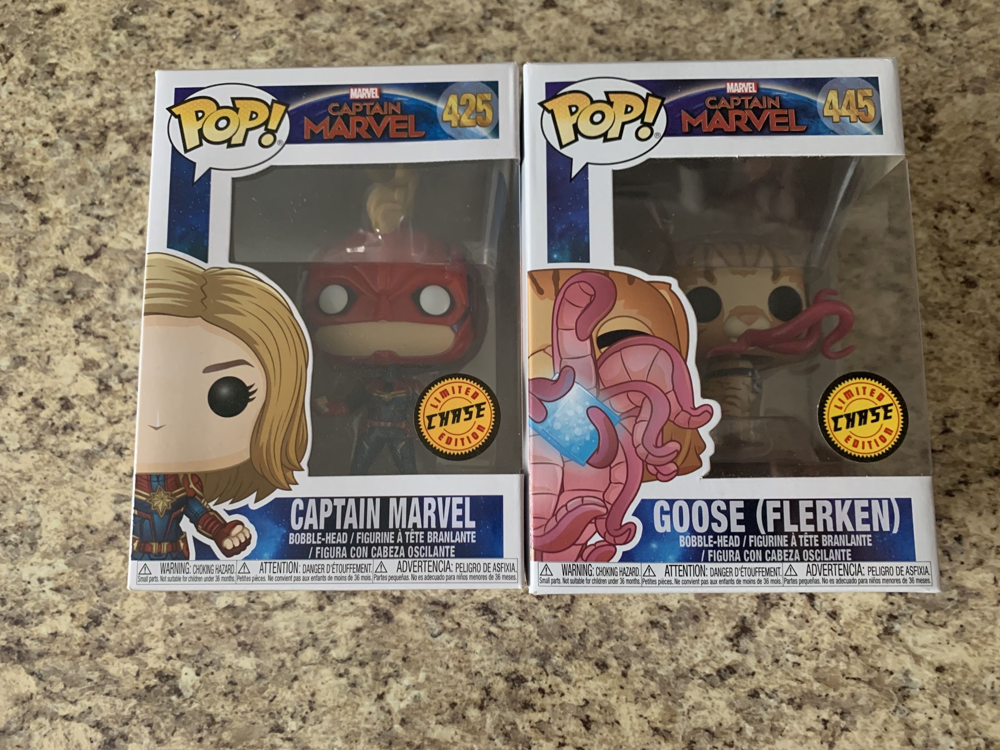 Captain Marvel 425 Goose Flerken 445 Chase Funko Pop