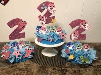 Baby shark Centerpieces