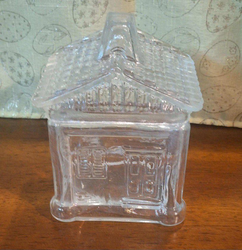 1979 Glass House Candy Jar