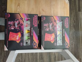 Stranger things tie-dye kits
