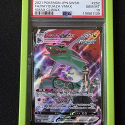Japanese Rayquaza Vmax Psa 10 w/ Guard