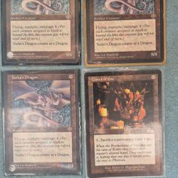 Collectible Vintage MTG, Magic The Gathering Trading Cards 