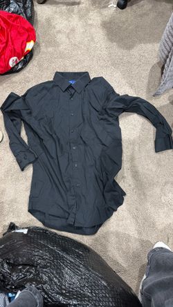 Apt 9 Black Dress Up Shirt