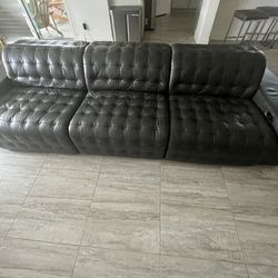 Recliner Sofa Leather BAER Brand 
