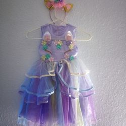  Unicorn Princess  Costume/Birthday Party Dress