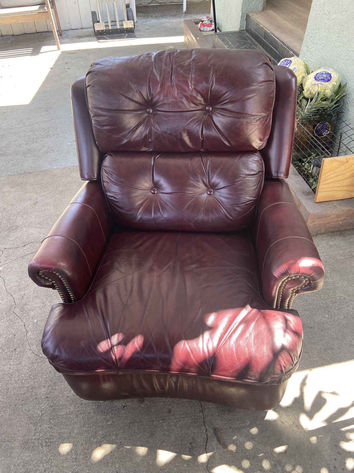 Leather Recliner Chair 