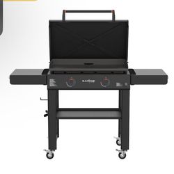 Blackstone 30" Culinary Omnivore Griddle with Hood 2 - Burner Liquid propane Flat Top Grill