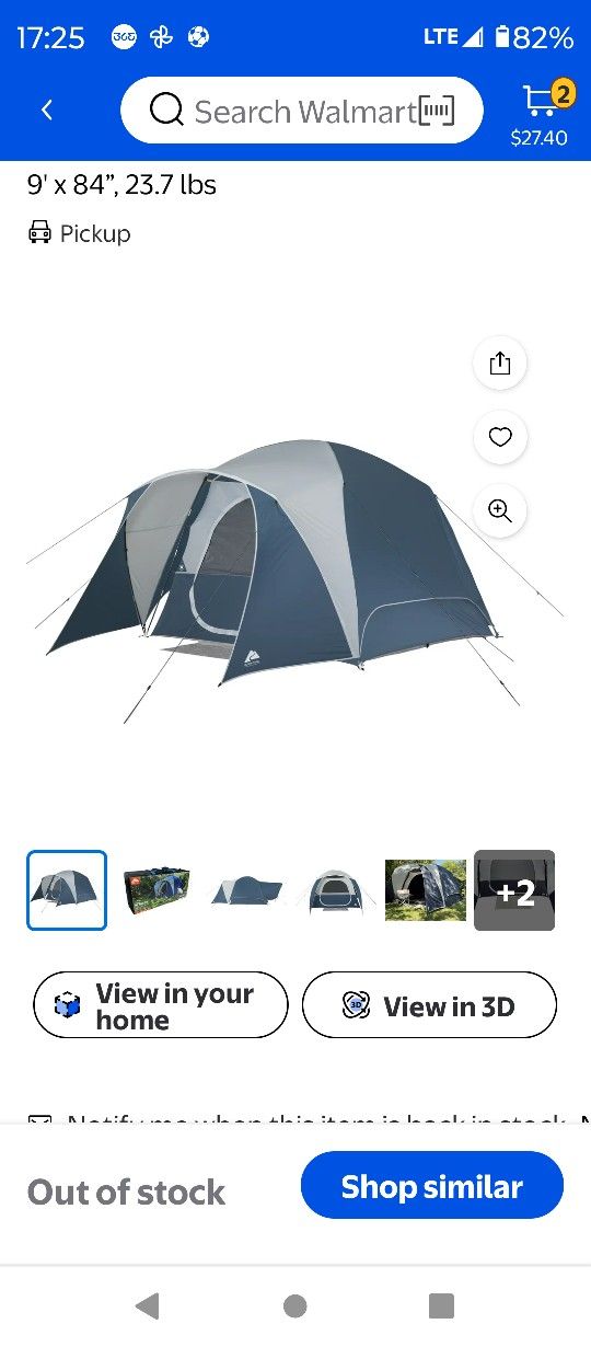 5 Person SUV DOME TENT