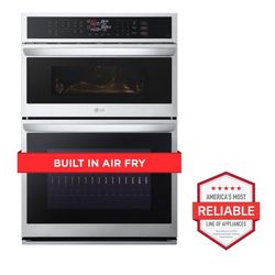 NEW LG ❤️ AIR FRY❤️ 30”ELECTRIC CONVECTION OVEN MICROWAVE COMBO WITH A FACTORY WARRANTY 8/10/24. 