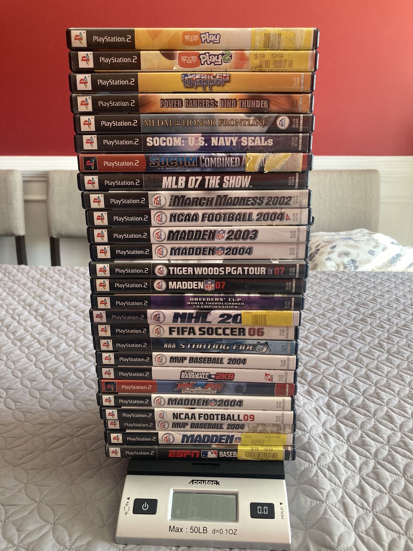 Ps2 Video Game Lot (26 Total)