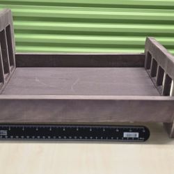 Mini Wooden Doll Bed / Dollhouse Furniture