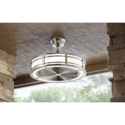 Ceiling Fan Abanico 23 Inch Led Indoor And Outdoor Brushed Nickel Ceiling Fan