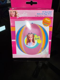 Vintage Barbie Inflatable Beach Ball – New Old Stock!