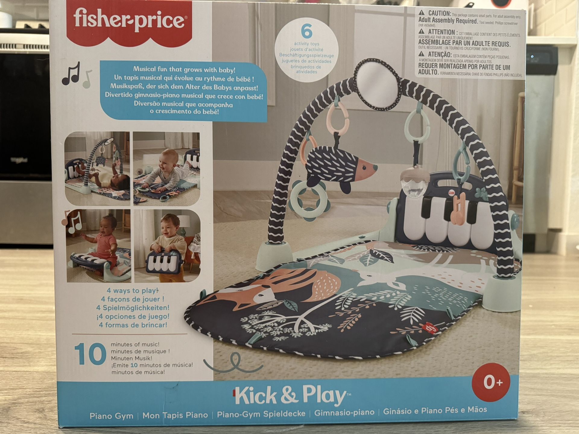 NEW - Fisher-price Piano Gym