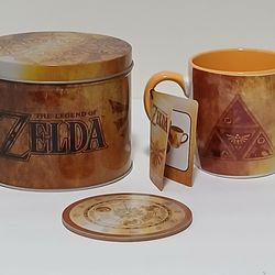 NINTENDO Zelda mug and coaster