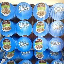 ⭐ 9Lives Hearty Cuts with Real Chicken & Fish in Gravy Wet Cat Food