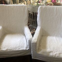 2 Potterybarn Chairs 