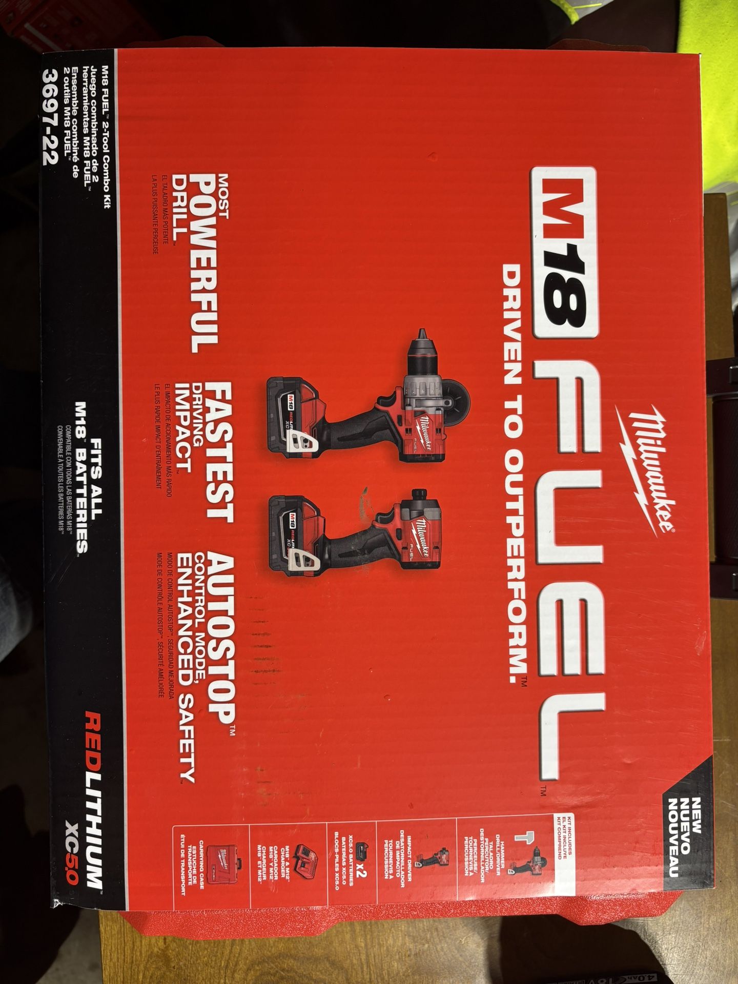 Milwaukee M18 Brushless Drill Driver And Impact Set 