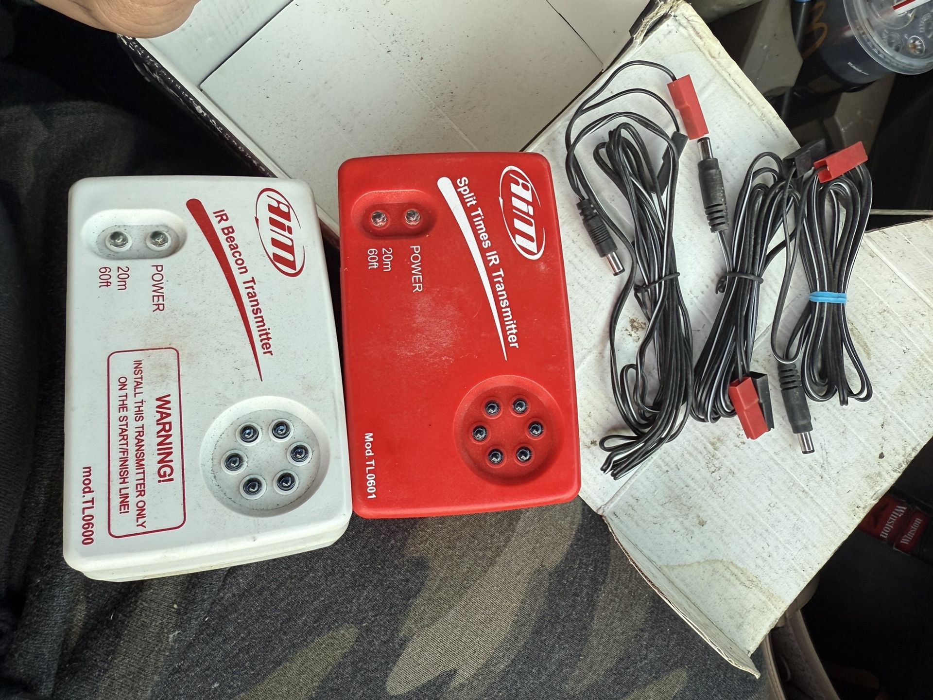 Time lapse And inflated Split beacon Transmitter