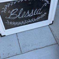 Framed Chalkboard