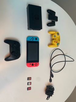 Nintendo Switch + Pro Controller + Zelda BOTW + Mario Odyssey — $300 OBO