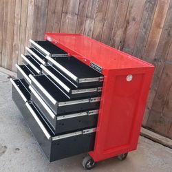 Craftsman Cart Tool Box Used No Key Great Condition Like  New          52" W  38"h  DIP Drawer 161/2"
