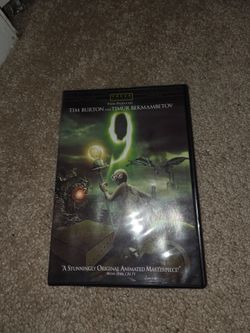 Tim Burton's "9" Animated Movie DVD 2009 with special features