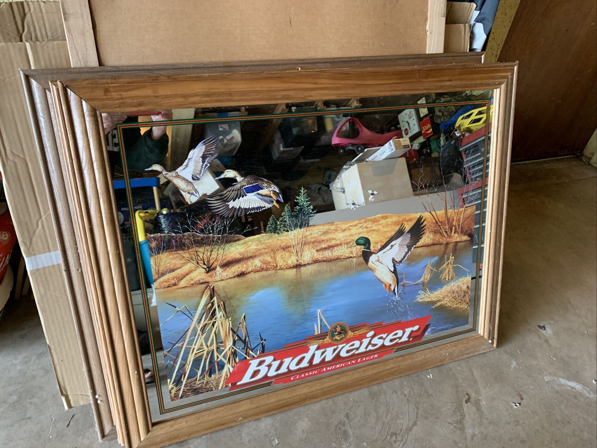 Budweiser Duck Mirror Wildlife Series