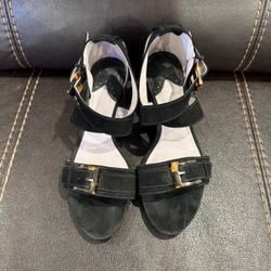 Beautiful Black Suede Shoes 