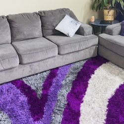 Fabric grey Sofa Set 