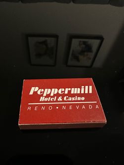 Vintage Peppermill Hotel Casino Reno Nevada Matchbox Collectible