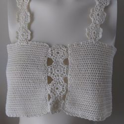***NEW*** LisaG7 CROCHETED CROP TOP CT139