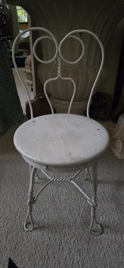 1960's Little Metal Ice Cream Parlour Childs Chair
