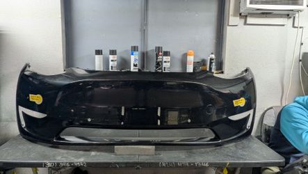 2020-2021-2022-2023-2024 TESLA MODEL Y FRONT BUMPER OEM USED #10321